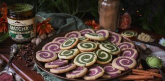 Pinwheel Cookies with Herbal Powders (4 Ways)