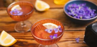 Feeling Sluggish? Try This Lymph-Cleanse Lemonade with Violet Syrup!