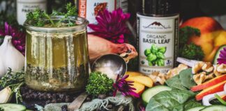 Zesty Herbal Salad Dressing with Apple Cider Vinegar