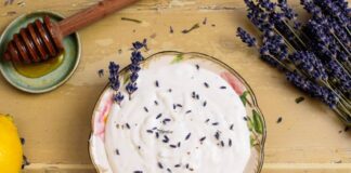 Whipped Goat Cheese with Fresh Lavender