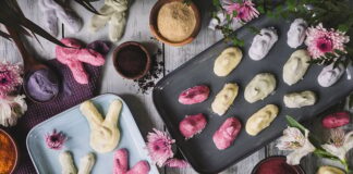 Vegan Peeps® Marshmallows with Herbal Powders