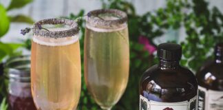 Lavender-Yarrow Oxymel + Special Occasion Mocktail
